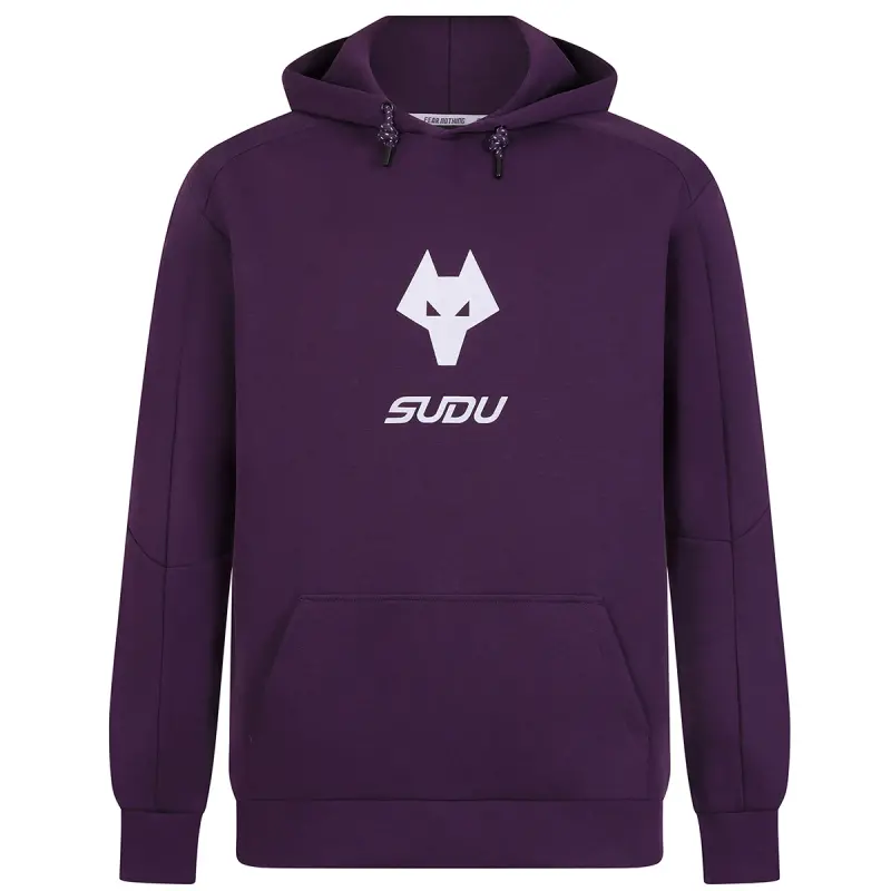 Wolves Fanshop | 2025-26 Coaches Travel Hoodie – Purple Wolves Merchandise Collection